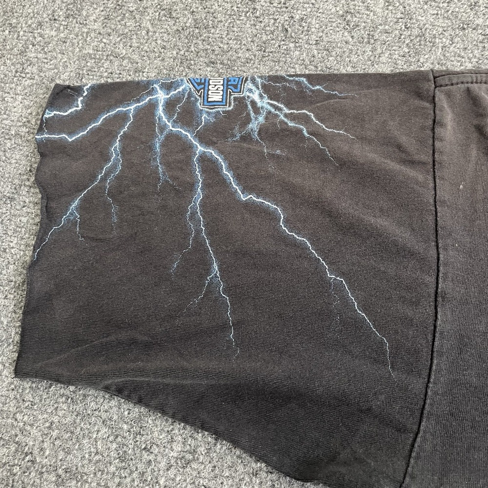 VTG Harley-Davidson Grand Canyon Route 66 L Shirt Altered Short Sleeve Lightning - Picture 12 of 16